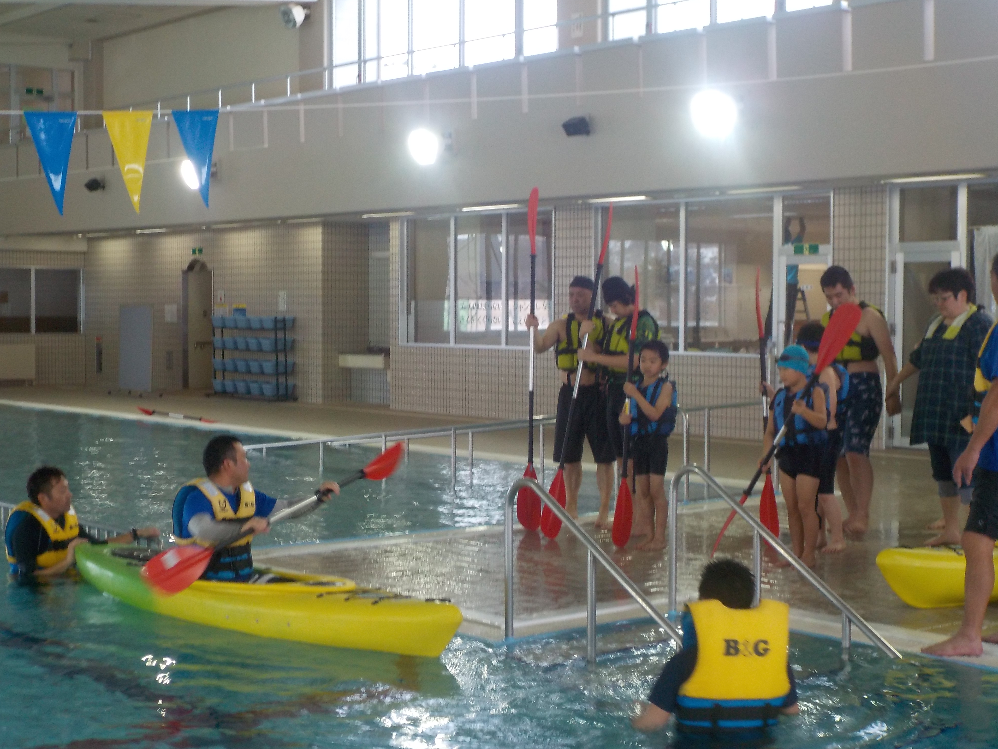 障害者を対象としたカヌー体験＆水辺の安全教室