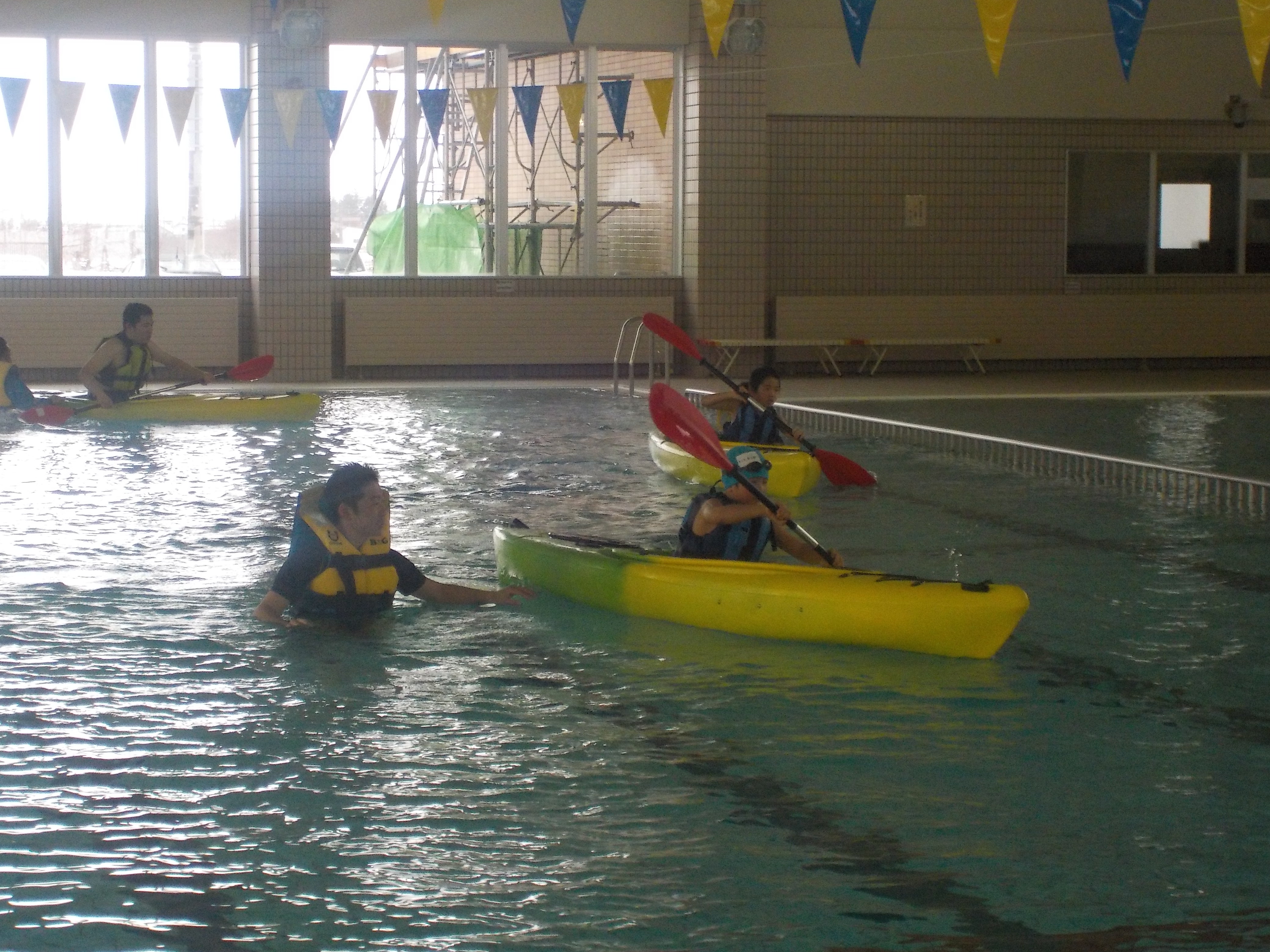 障害者を対象としたカヌー体験＆水辺の安全教室
