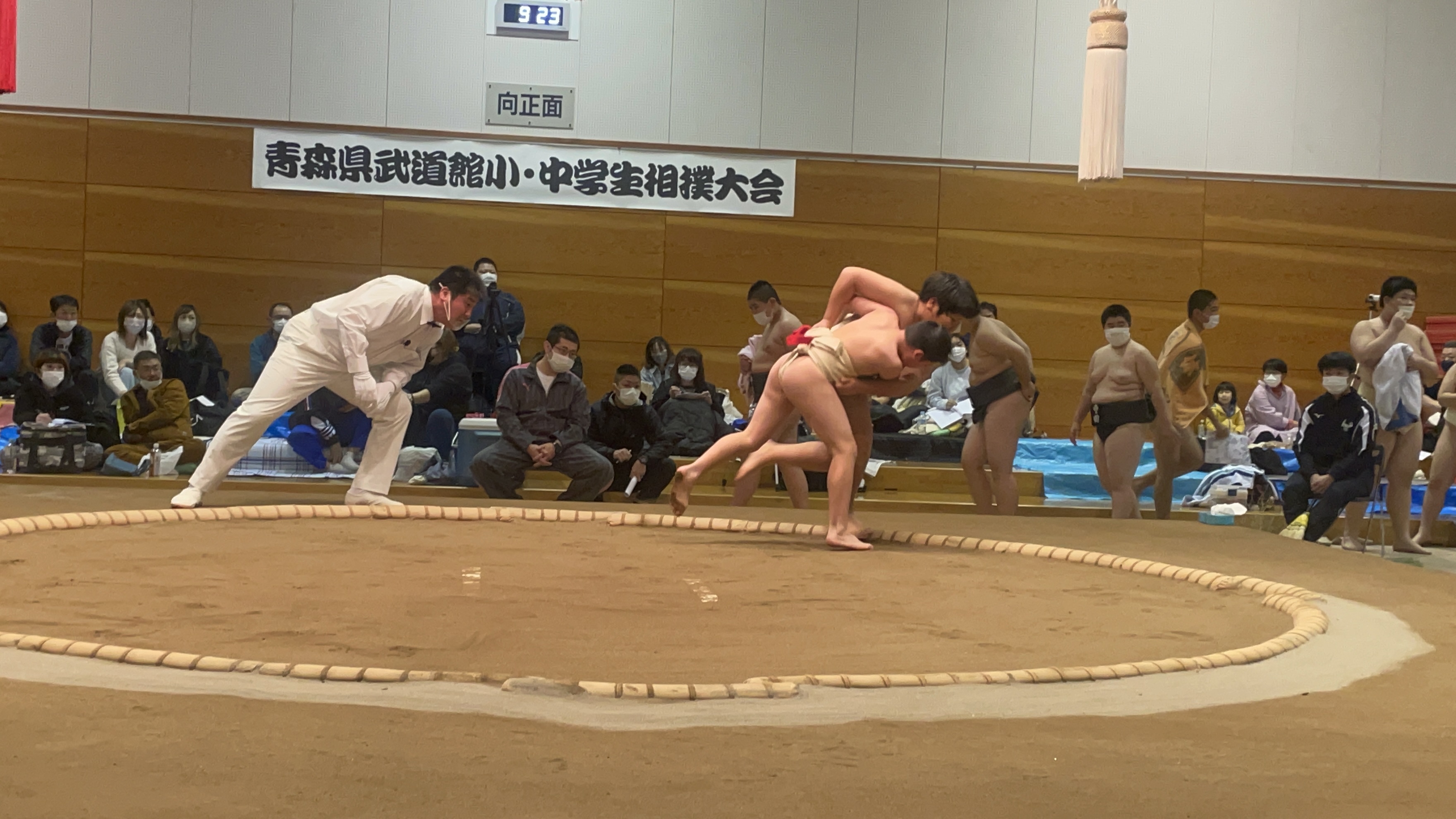 第１２回青森県武道館小学生・中学生相撲大会