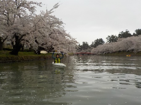 2023・弘前桜まつりお花見カヌー体験