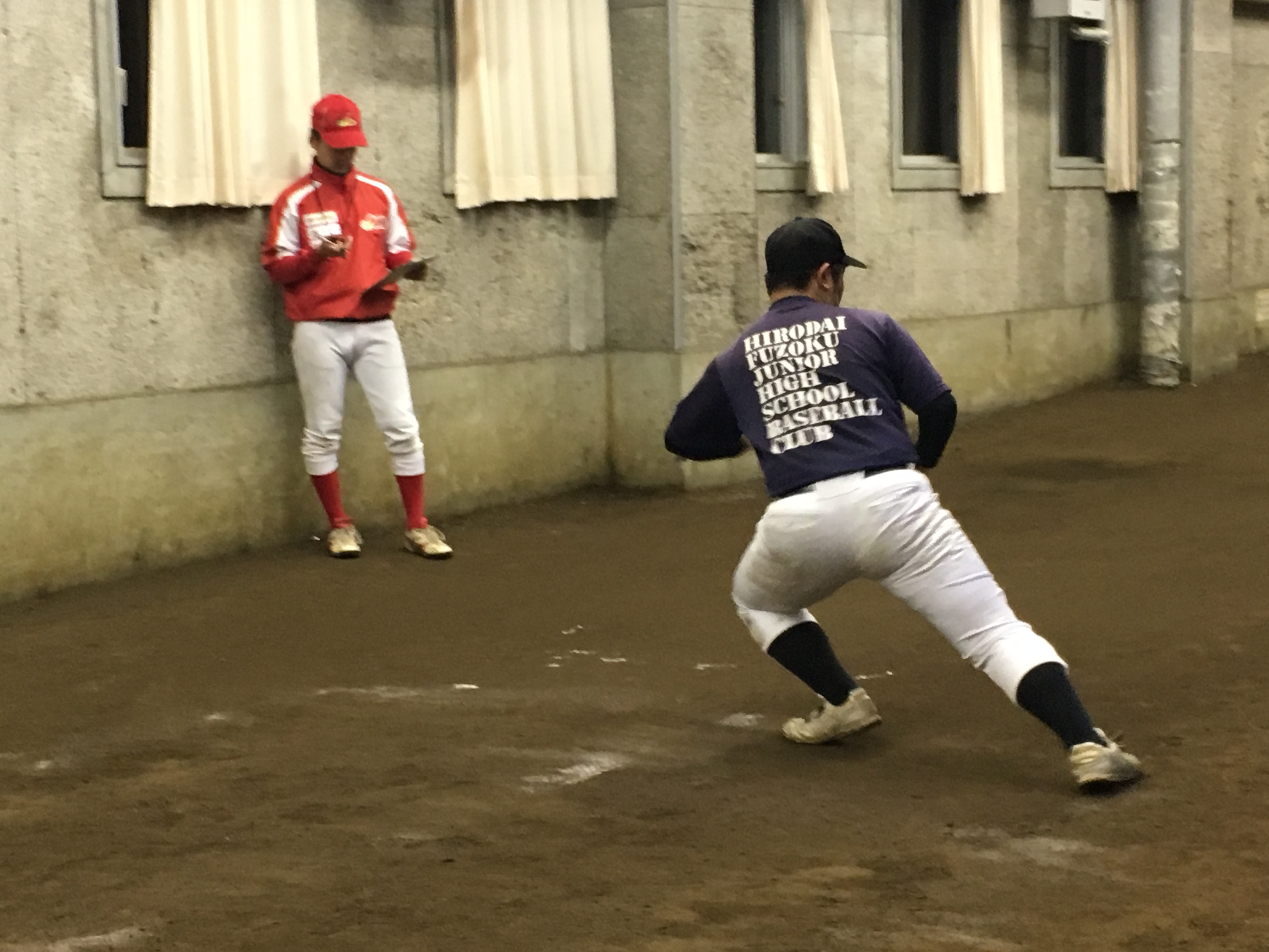 目指せ！甲子園　中３野球教室