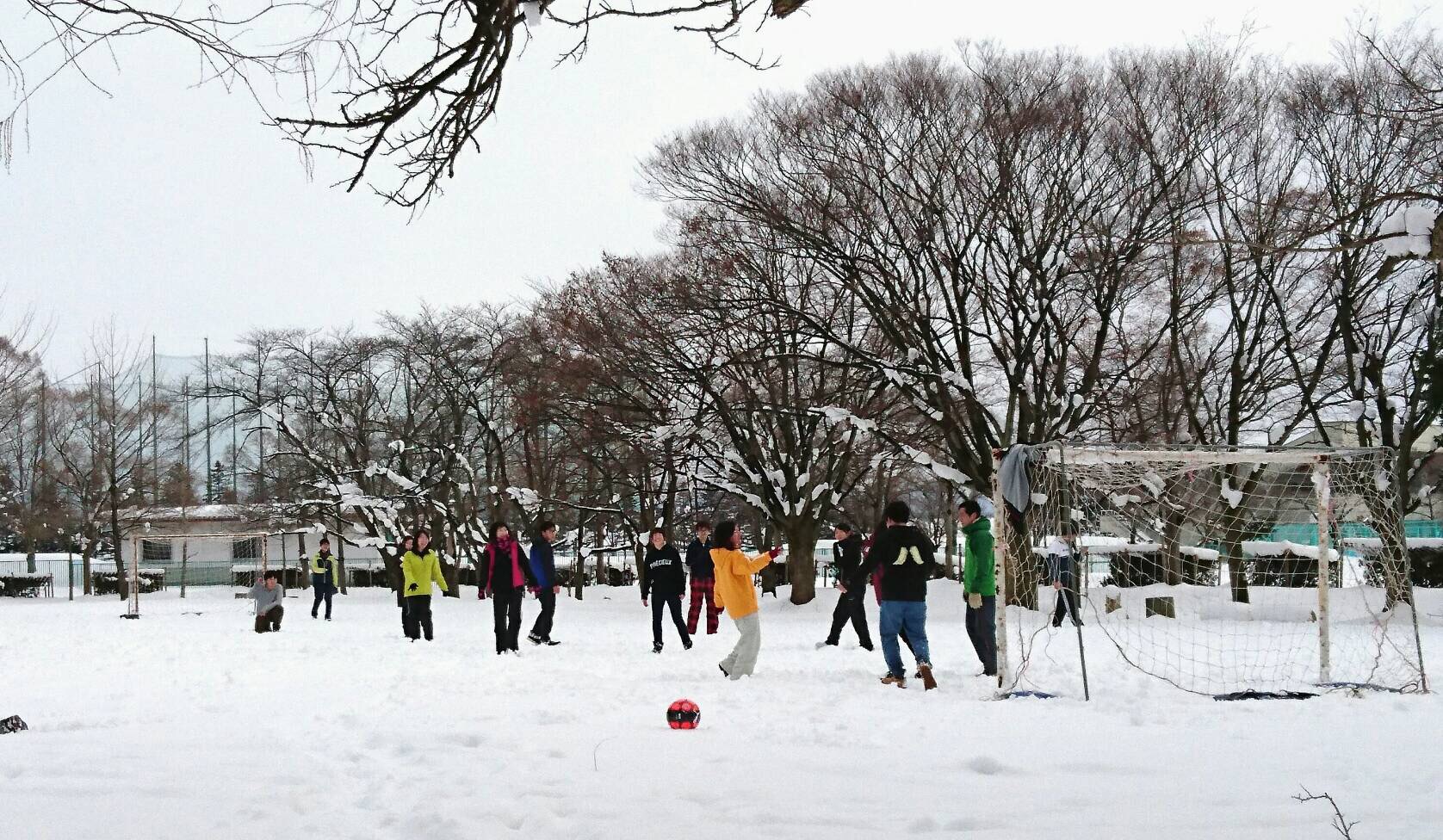 冬期間ミニサッカー場