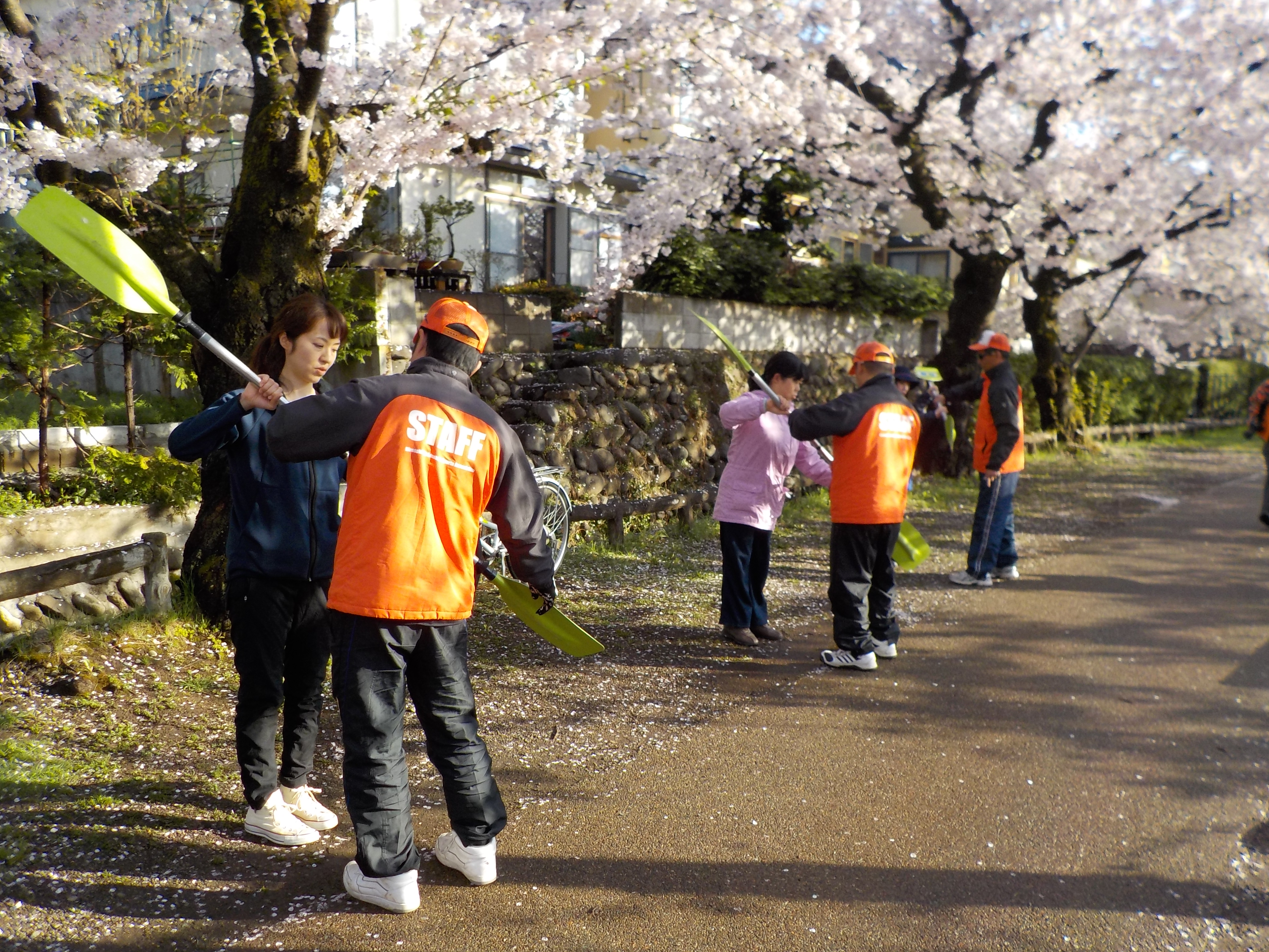 さくら祭り　早朝カヌー教室