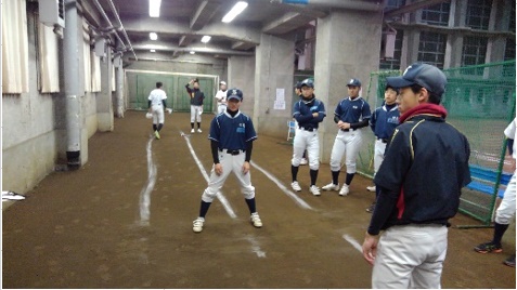 目指せ！甲子園　中３野球教室