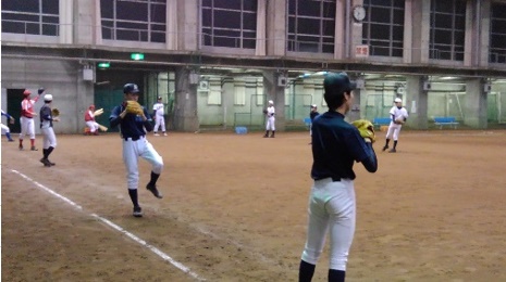 目指せ！甲子園　中３野球教室