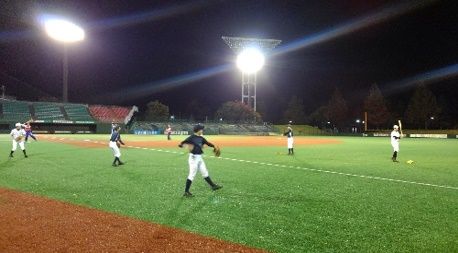 目指せ！甲子園　中３野球教室