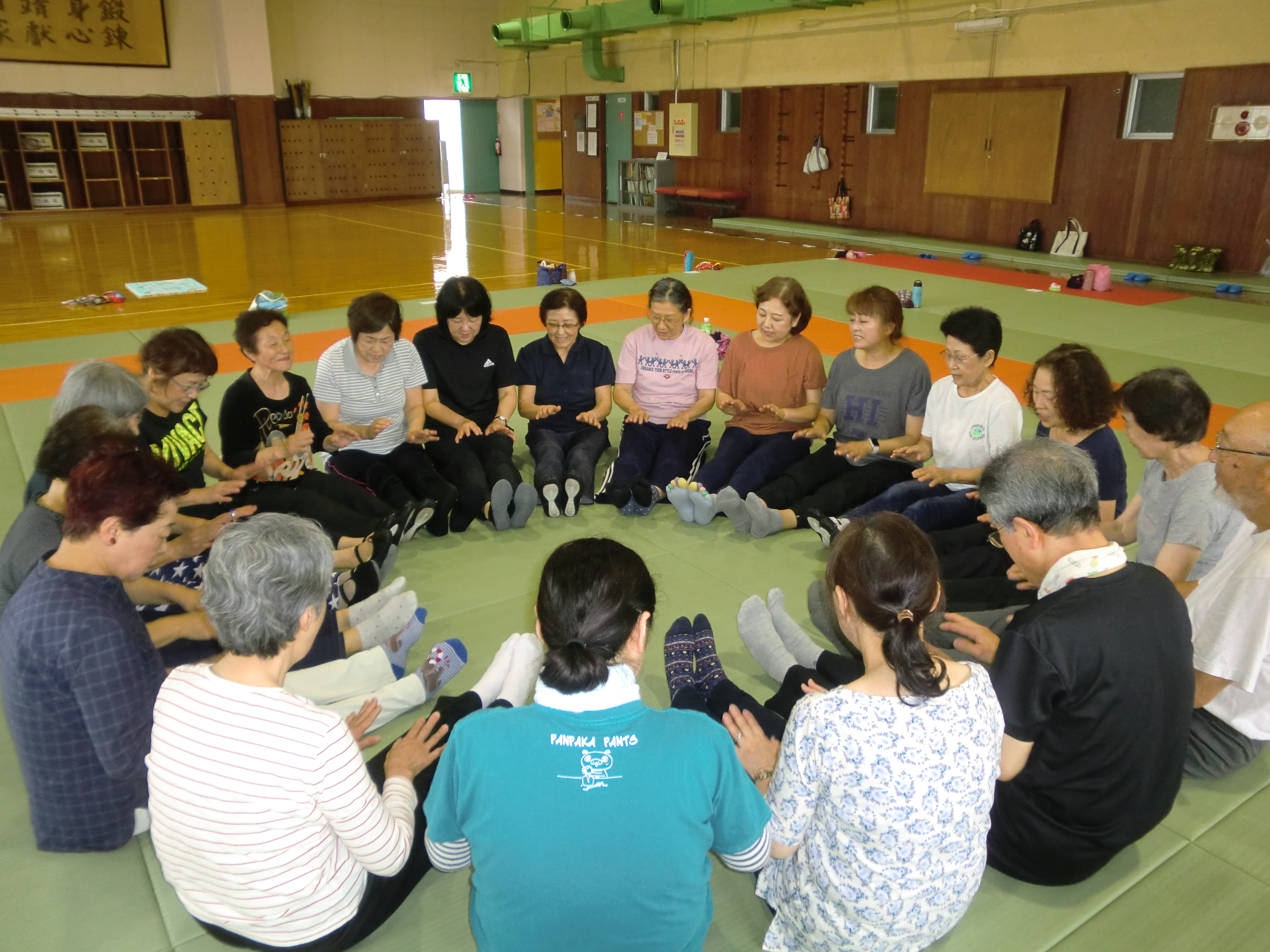 いつまでも健康で！笑顔で健康体操