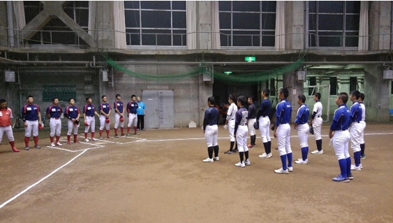 目指せ！甲子園　中３野球教室