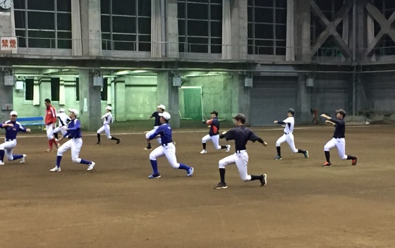 目指せ！甲子園　中３野球教室