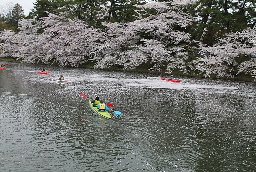 2019・弘前さくらまつりお花見カヌー体験