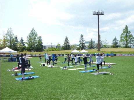 はるか夢球場YOGAフェスタ