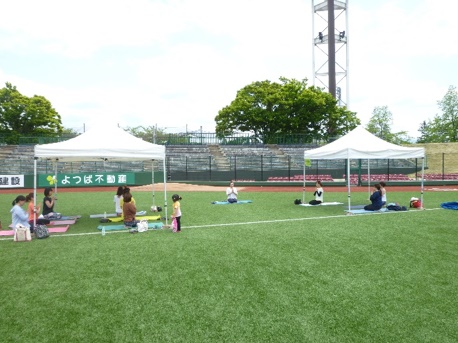 はるか夢球場YOGAフェスタ