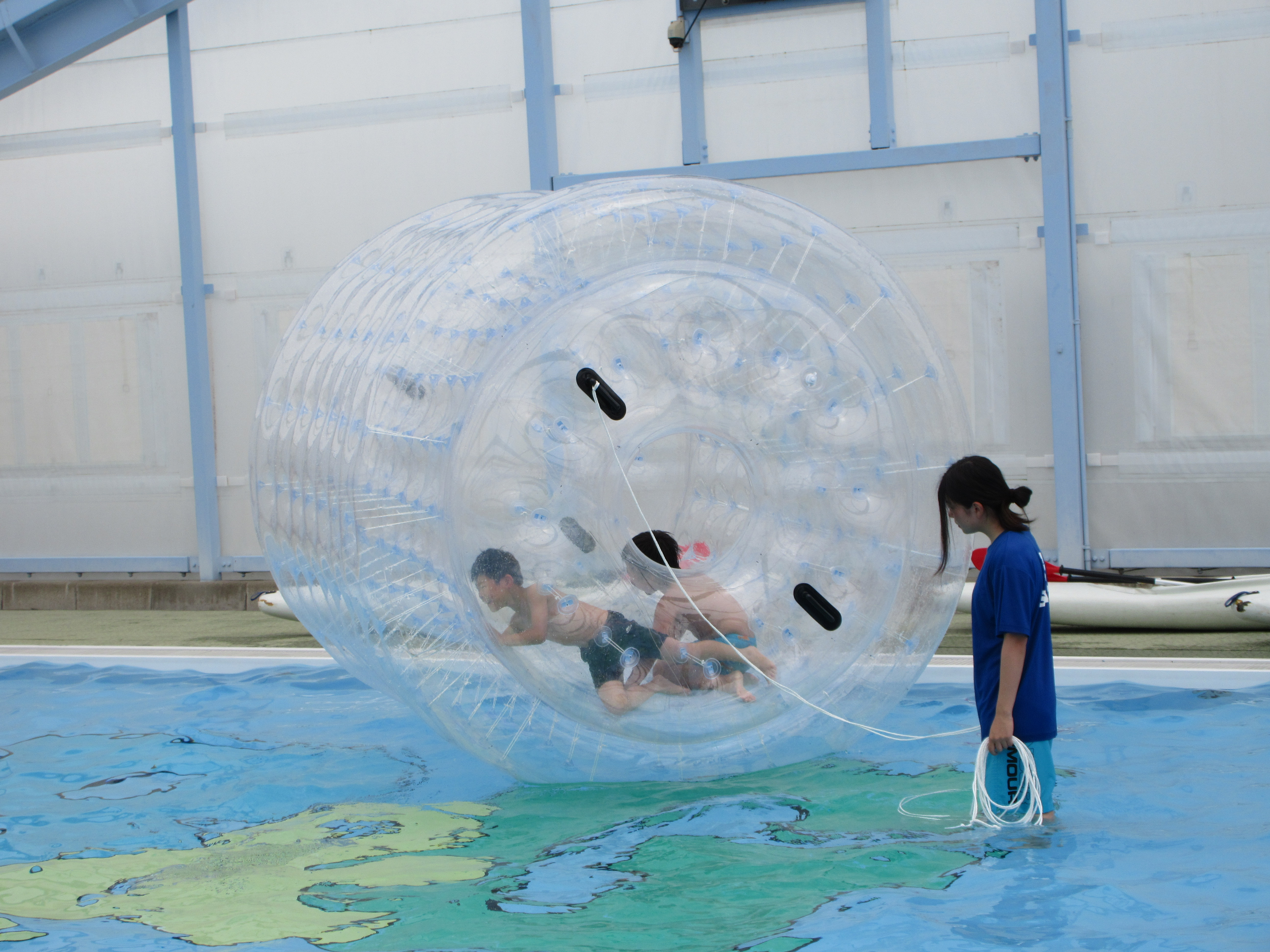 障がいのある小学生のB&G水に親しむ体験会