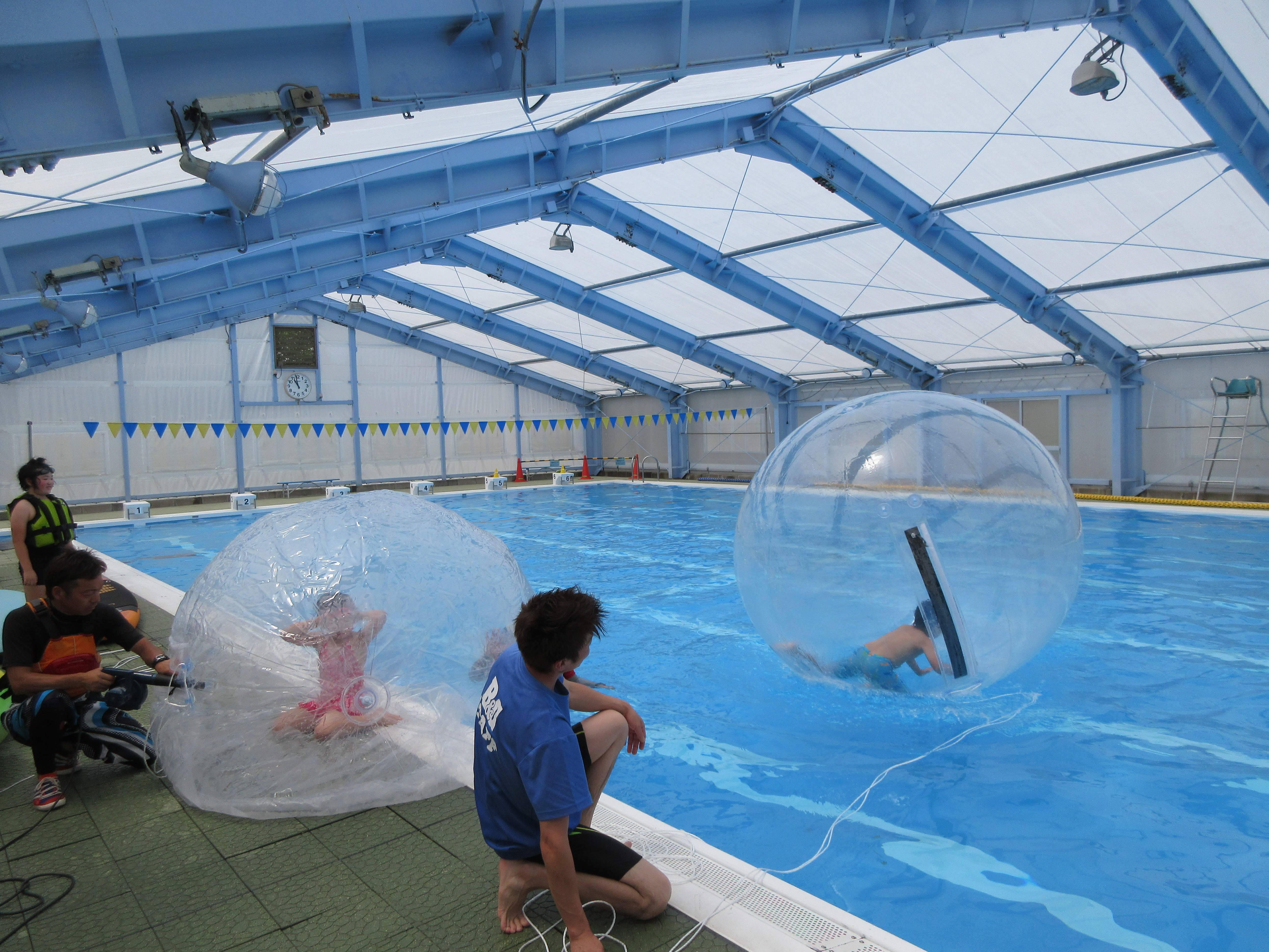 障がいのある小学生のB&G水に親しむ体験会