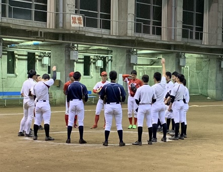 めざせ甲子園！　中３野球教室