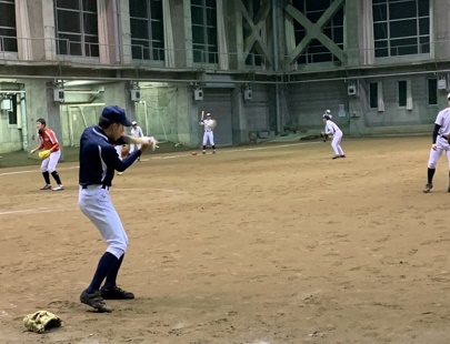 めざせ甲子園！　中３野球教室