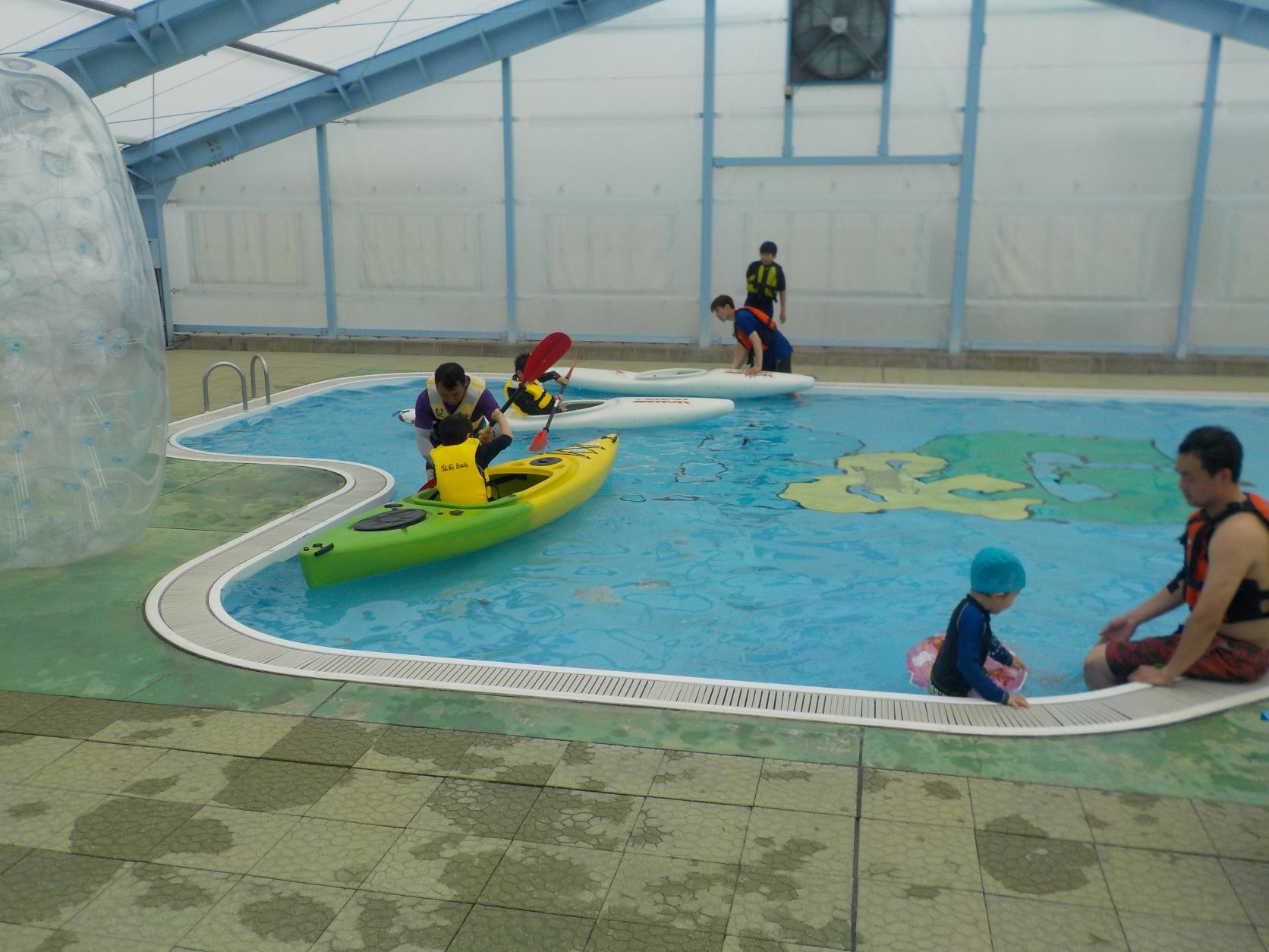 障がいのある小学生のB&G水に親しむ体験会