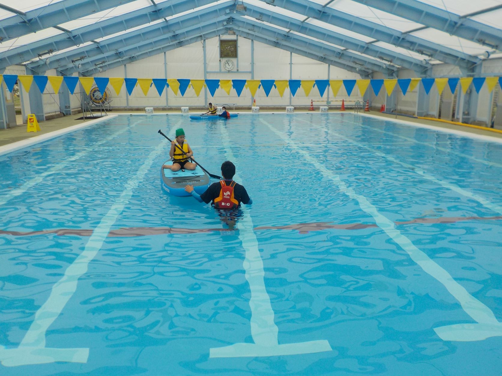 障がいのある小学生のB&G水に親しむ体験会