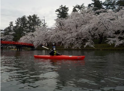 2022・弘前桜まつりお花見カヌー体験