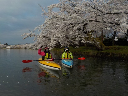 2022・弘前桜まつりお花見カヌー体験