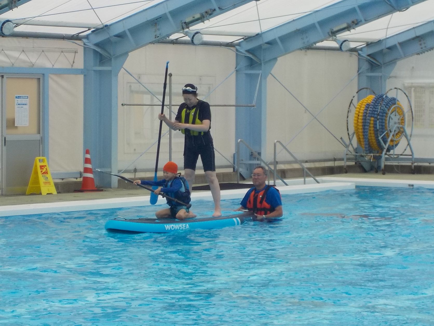 障がいのある小学生のB&G水に親しむ体験会