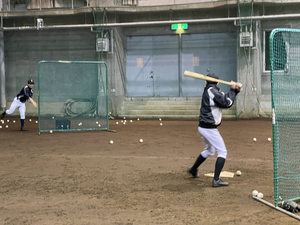 硬式野球体験