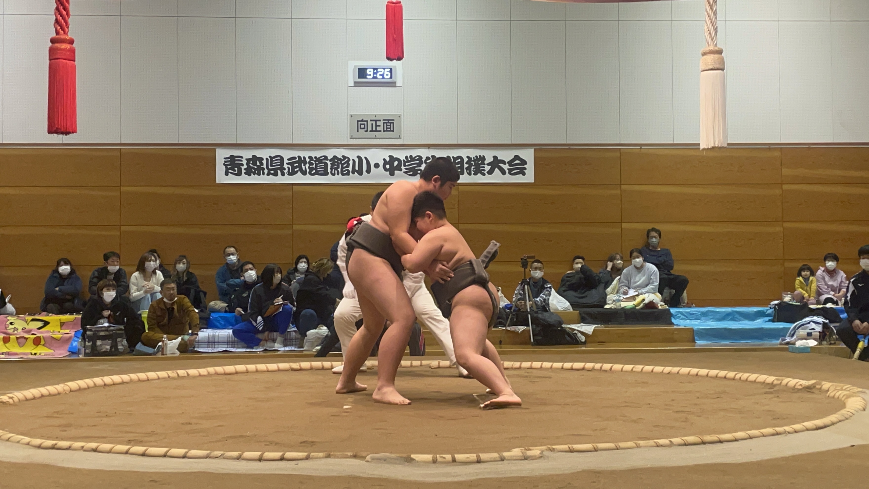 第１２回青森県武道館小学生・中学生相撲大会