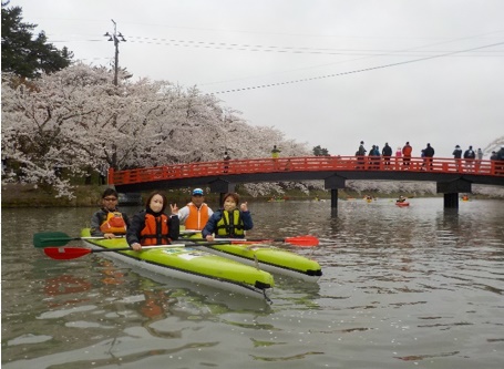 2023・弘前桜まつりお花見カヌー体験