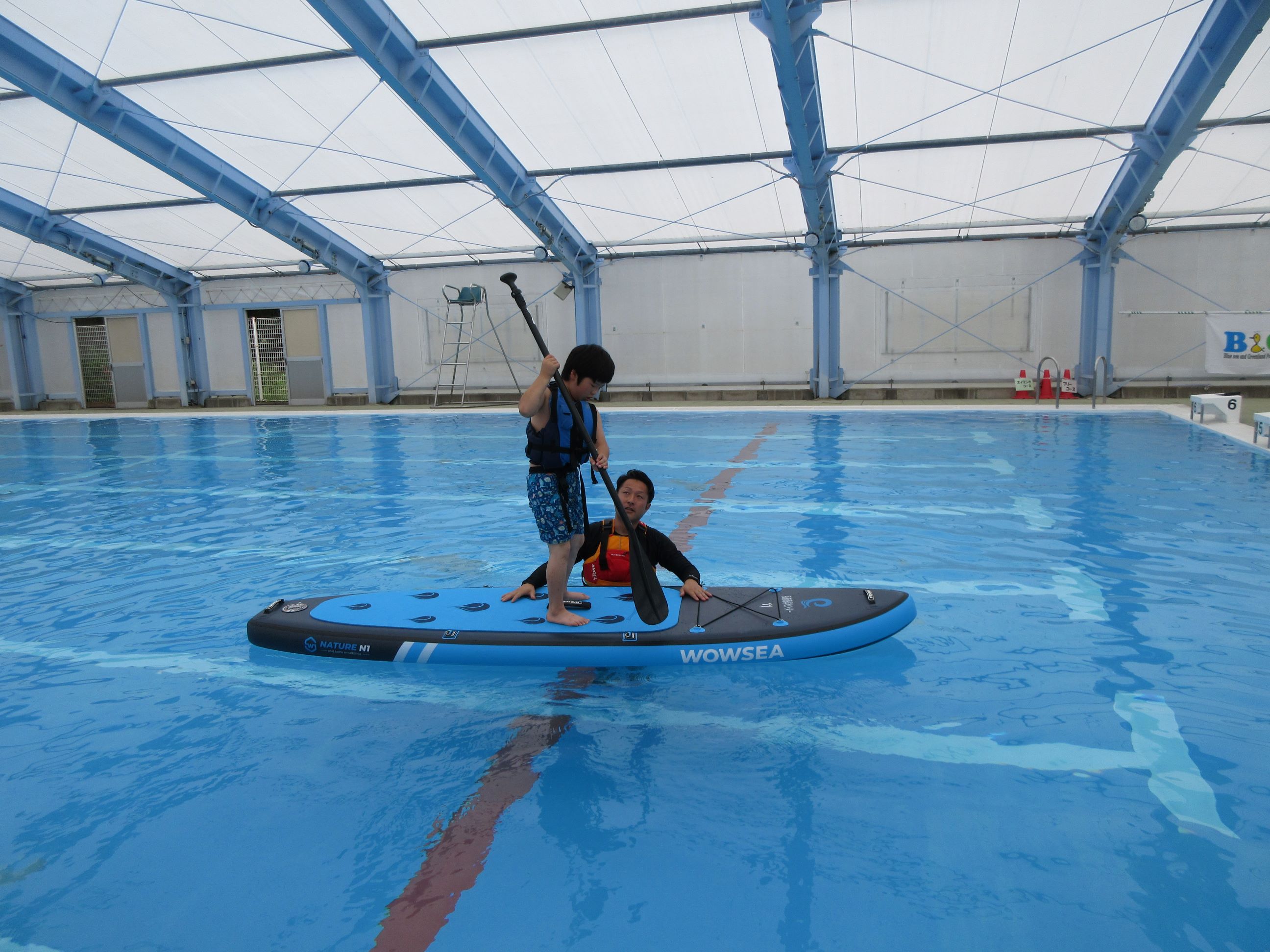 障がいのある小・中学生のB&G水に親しむ体験会