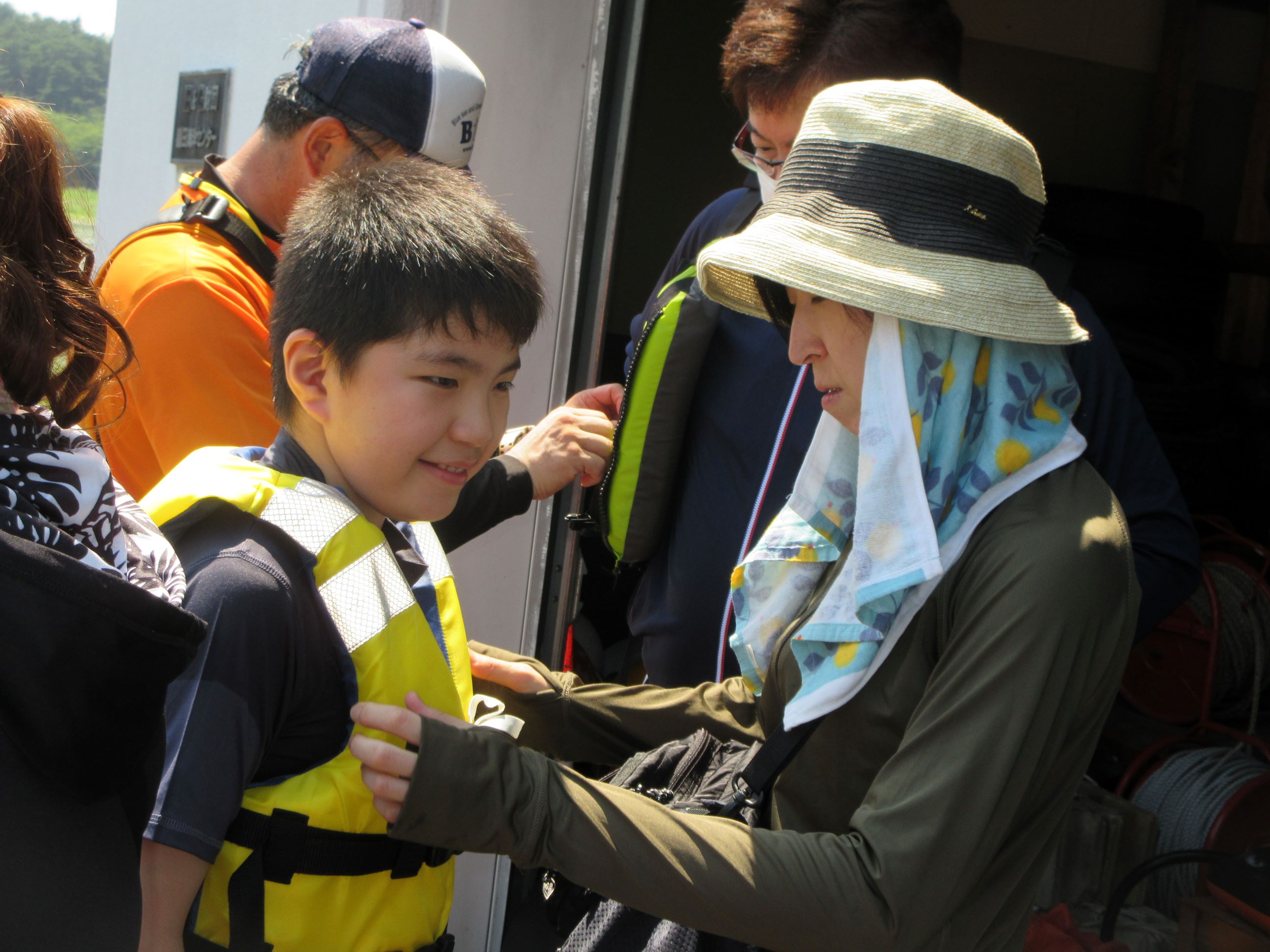 障がいのある小・中学生のB&G水に親しむ体験会