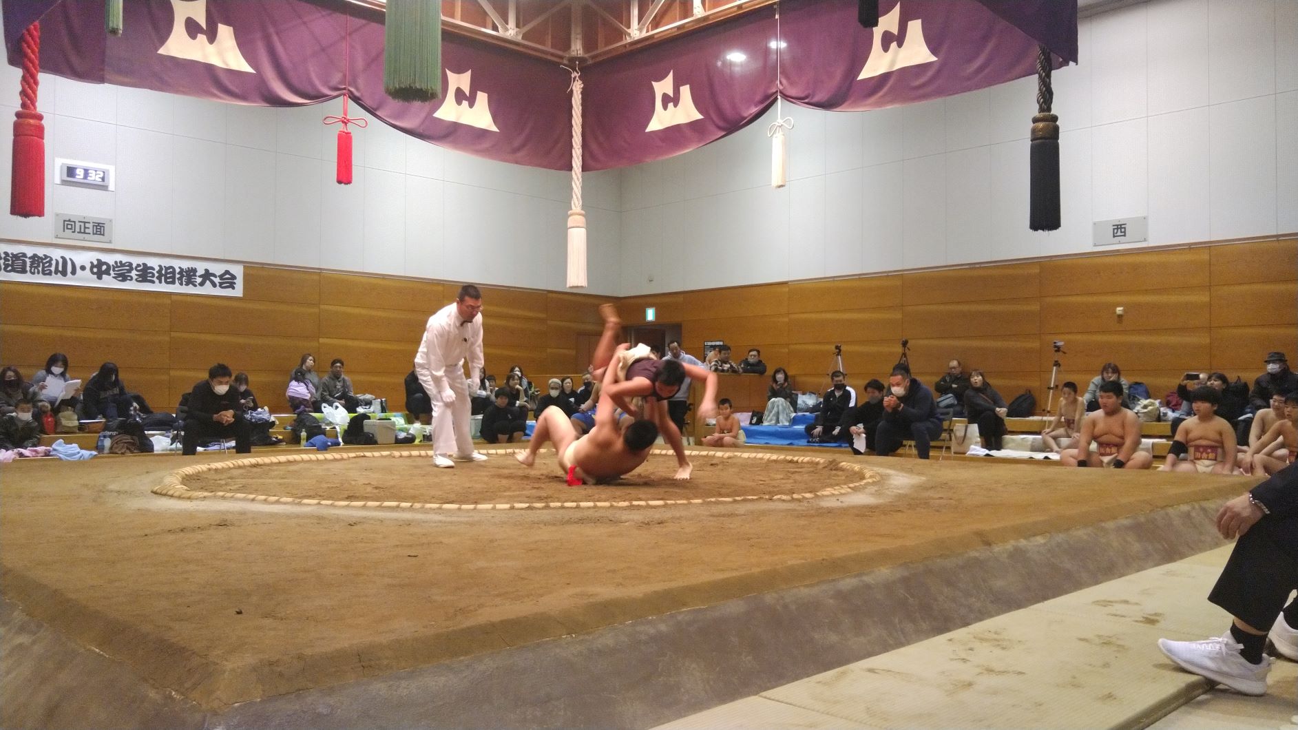 第１３回青森県武道館小学生・中学生相撲大会