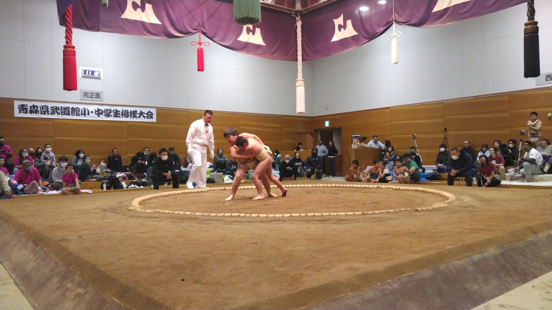 第１３回青森県武道館小学生・中学生相撲大会