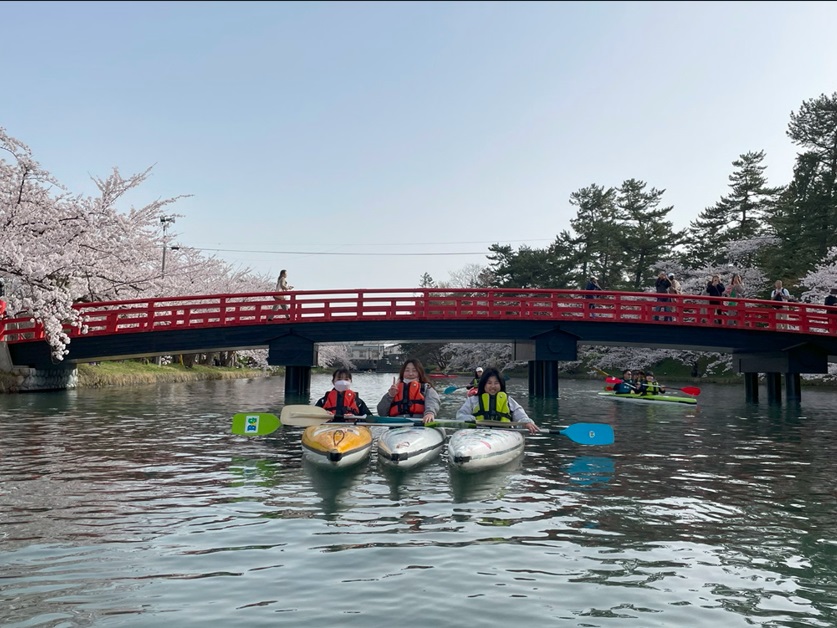 2024　ひろさき桜まつりお花見カヌー体験