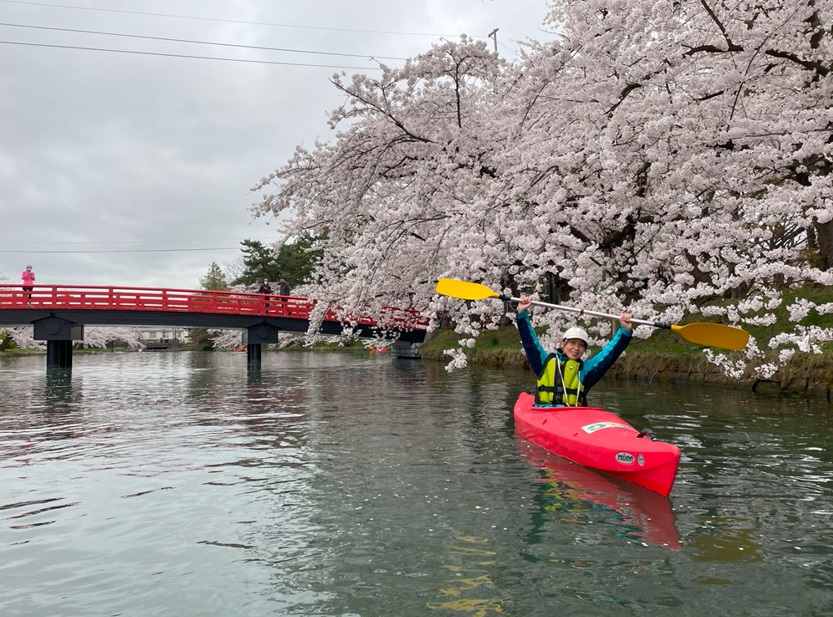 2024　ひろさき桜まつりお花見カヌー体験