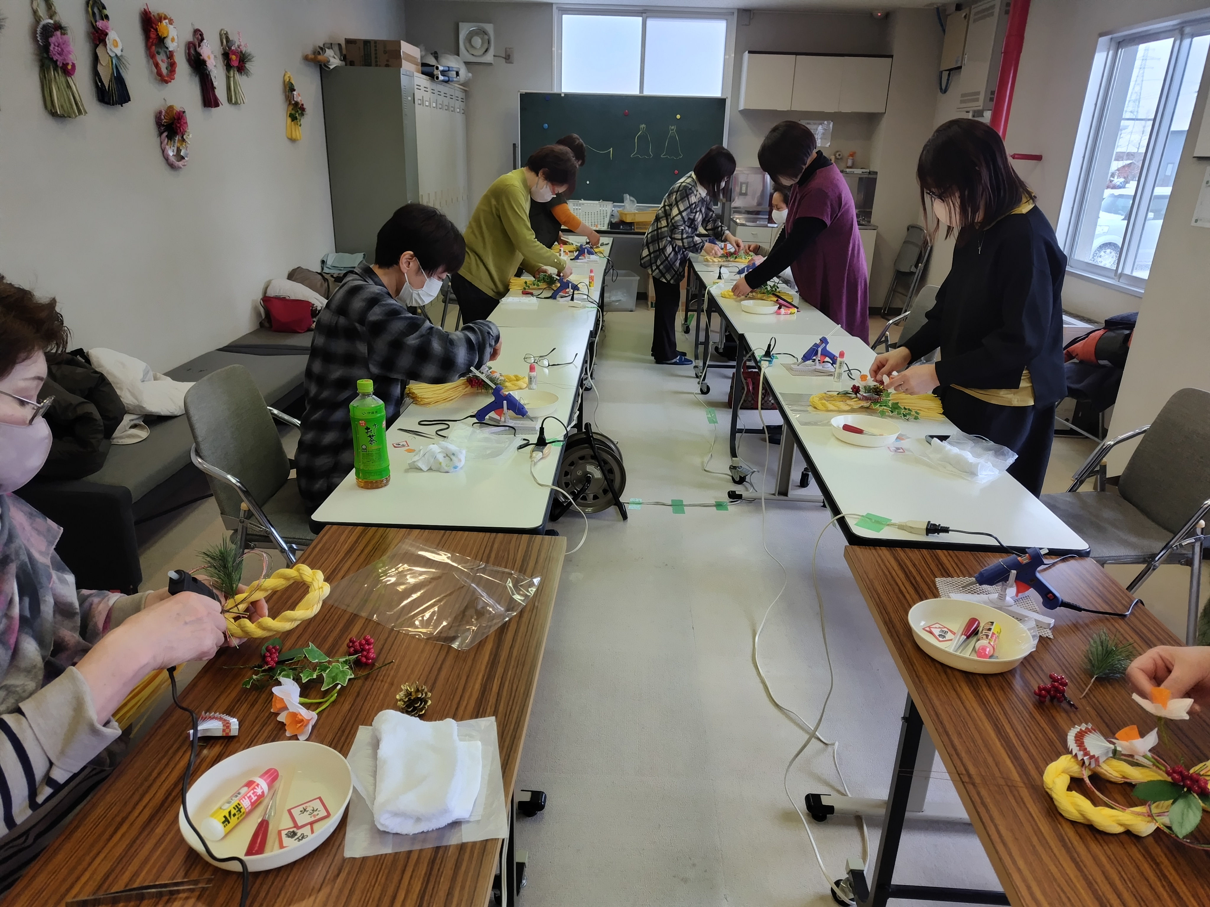 ペーパークラフトしめ縄作り教室