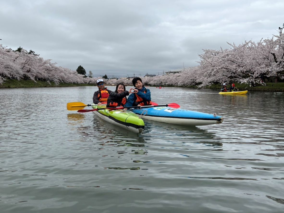 202５ひろさき桜まつりお花見カヌー体験