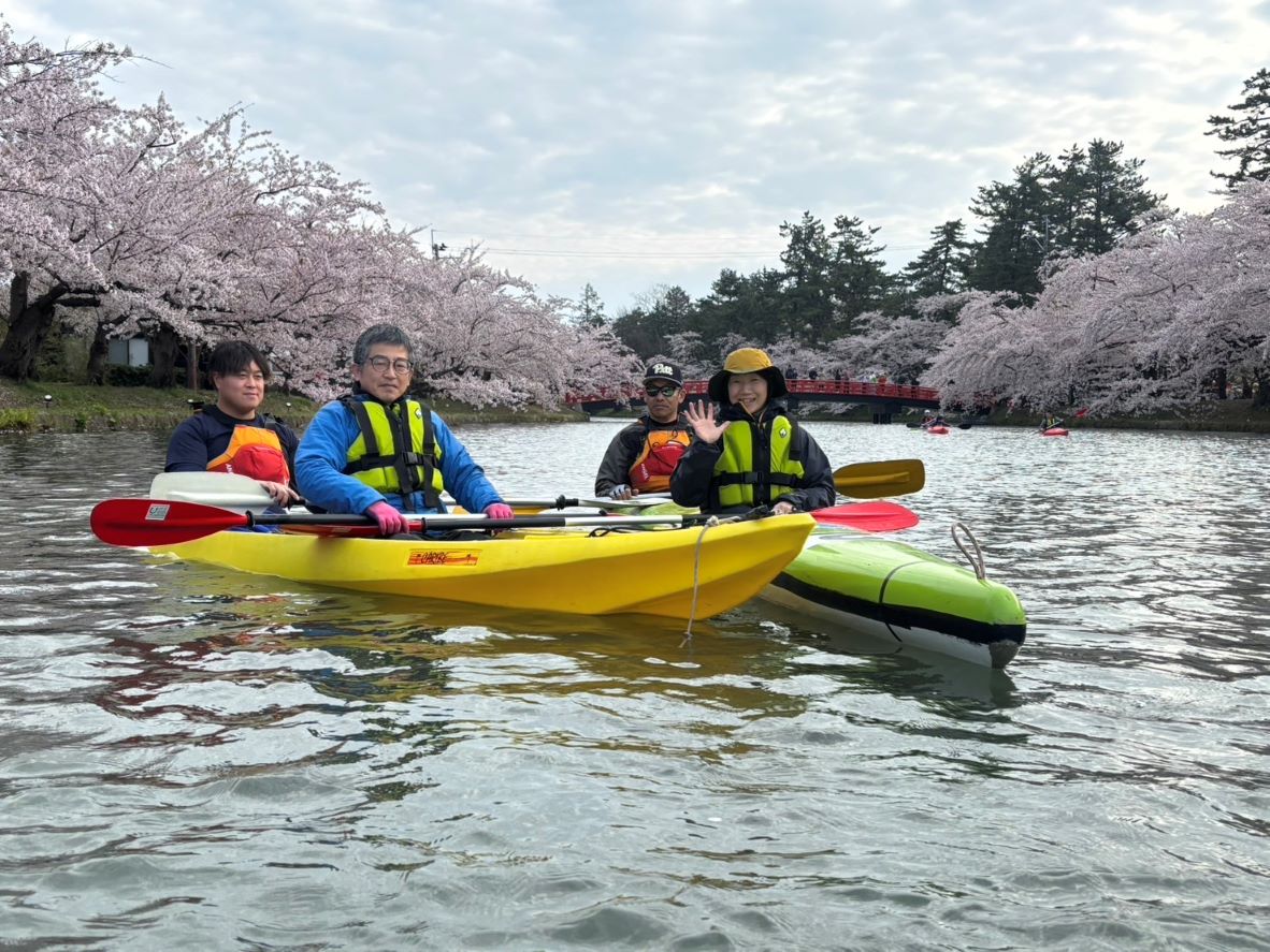 202５ひろさき桜まつりお花見カヌー体験