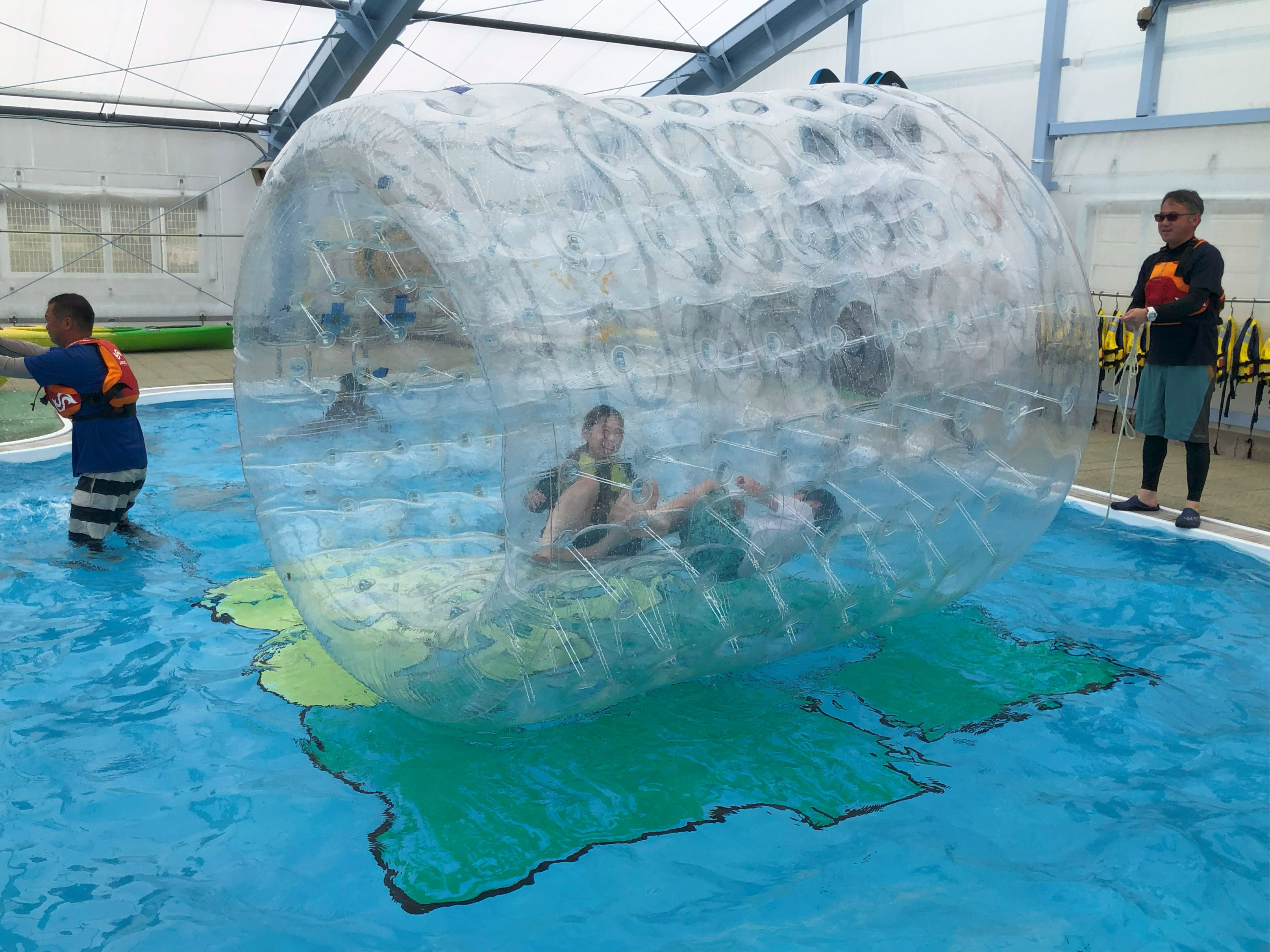 障がいのある小・中学生のB&G水に親しむ体験会