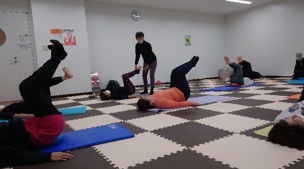 はるか夢球場ポジティブフィットネス教室