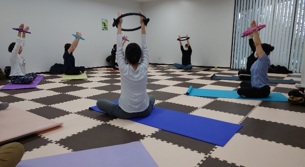 はるか夢球場ポジティブフィットネス教室