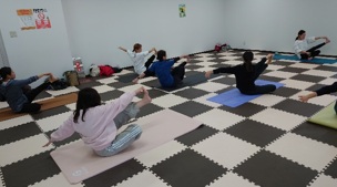 はるか夢球場ポジティブフィットネス教室