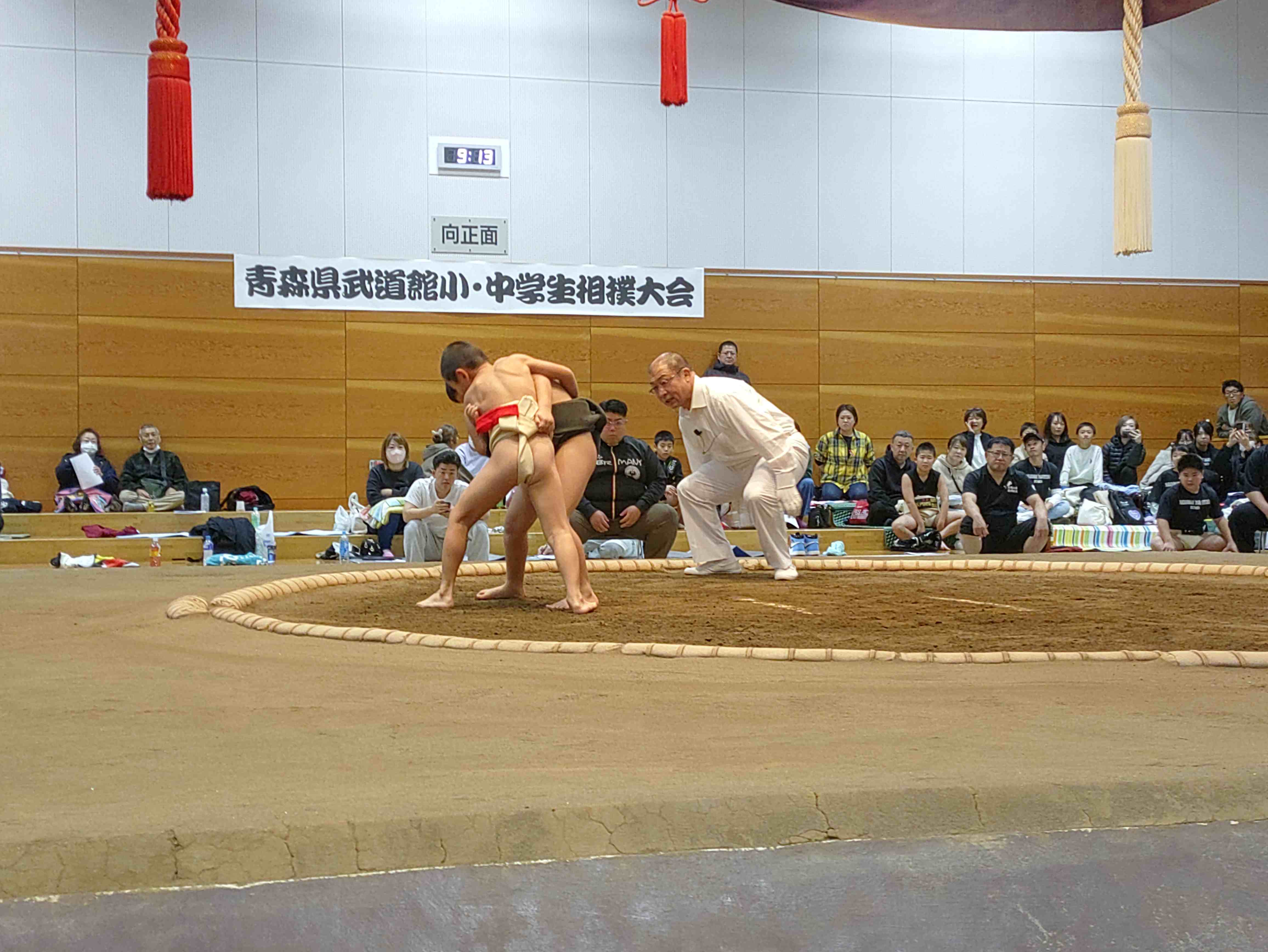 第１５回青森県武道館小学生・中学生相撲大会