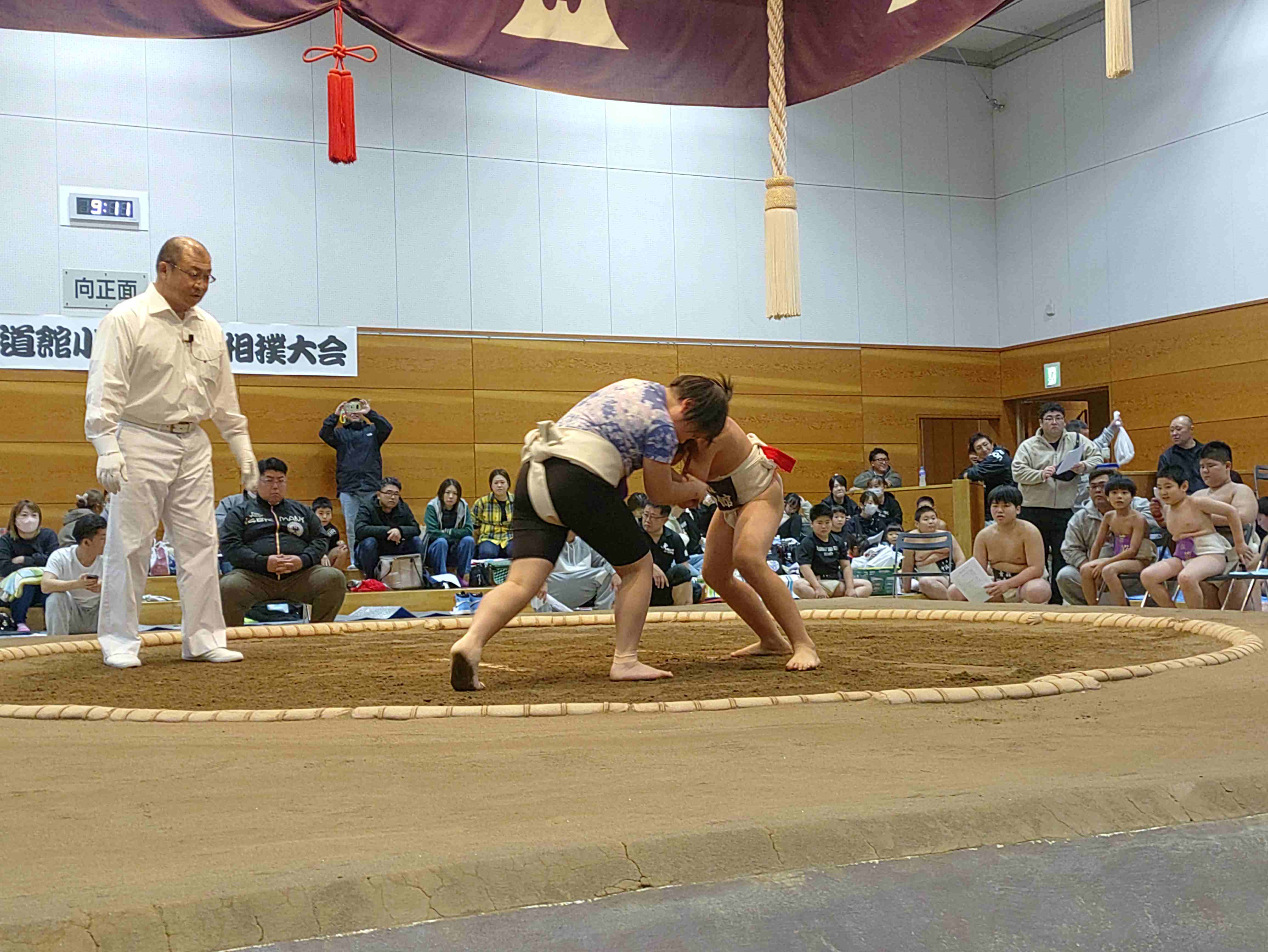 第１５回青森県武道館小学生・中学生相撲大会