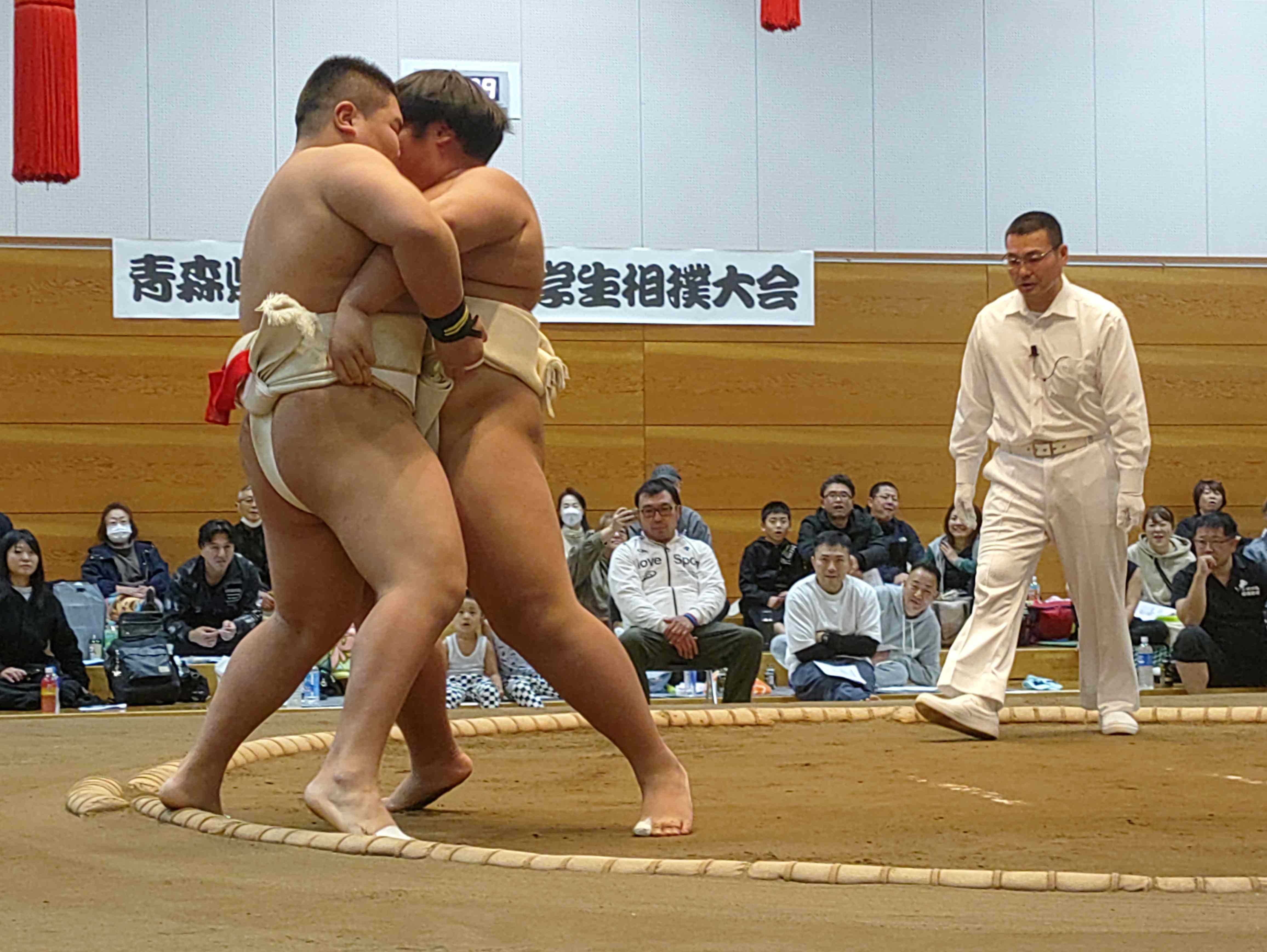 第１５回青森県武道館小学生・中学生相撲大会
