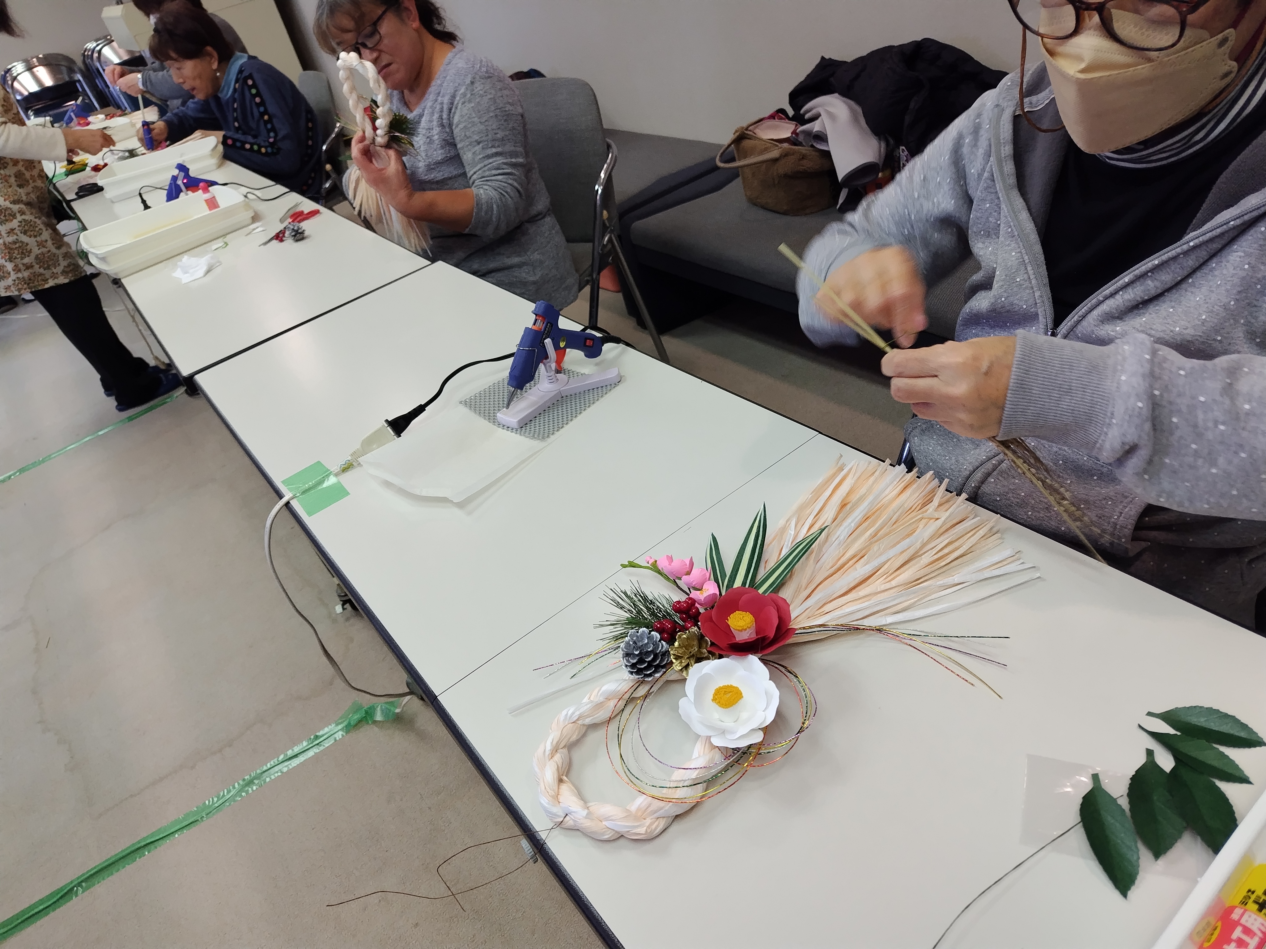 ペーパークラフトしめ縄作り教室