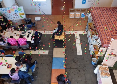 冬の球場アート2026